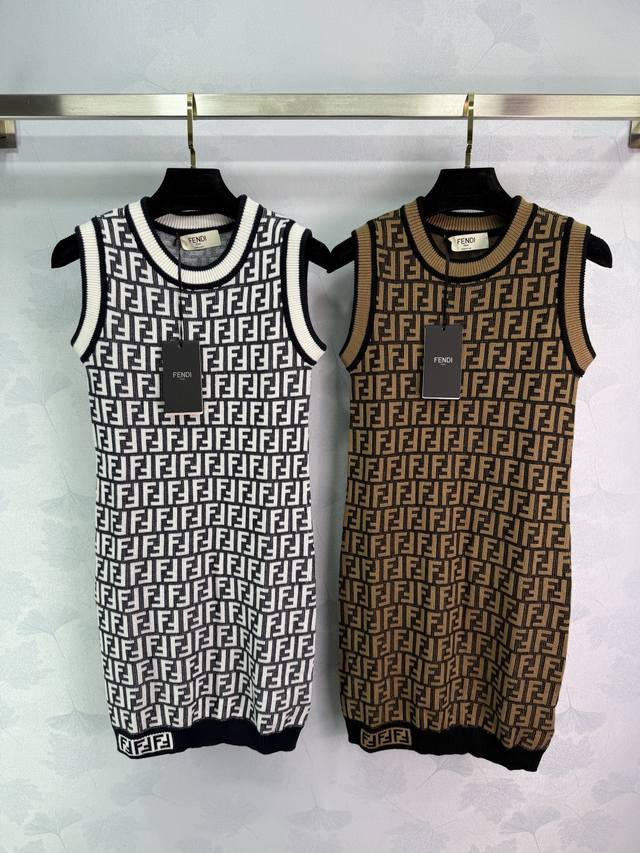Fend* Classic Series! New Fend jacquard jacquard jacquard jacquard top from the