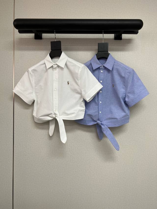 lapel short shirt with a hem design. Made of premium Oxford fabric. Small and li