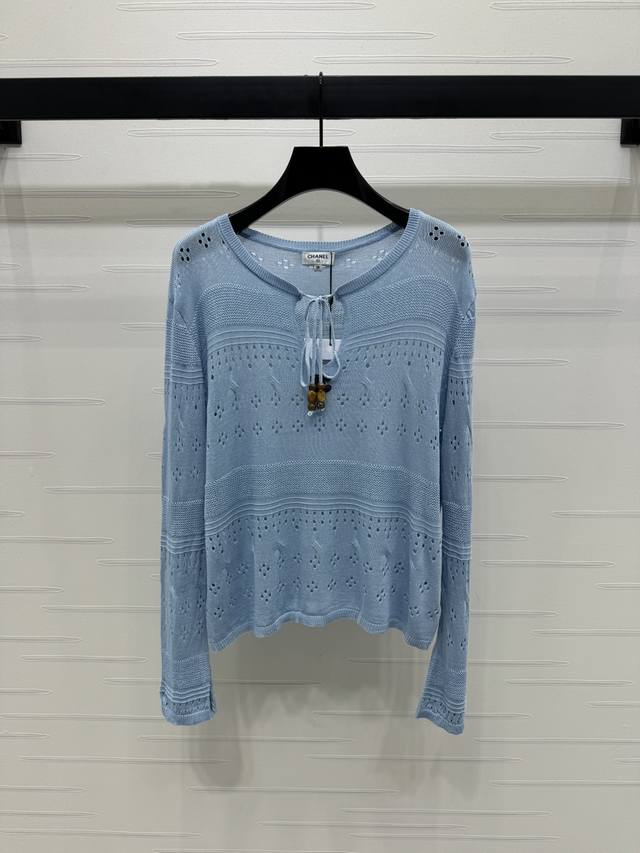 New, original, high-quality Chane* 2025 Early Fall collection! Lace-up knit long