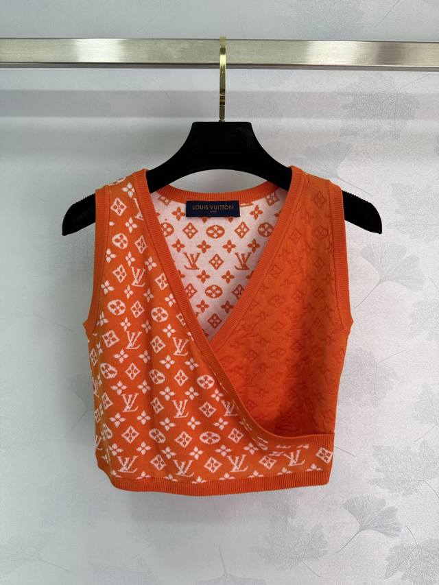Lou*25S's new spring/summer vacation knitted tube-top vest, custom navy blue Mon