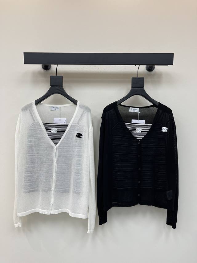 Chane*25 early autumn new knitted two-piece suit fabric is light and breathable