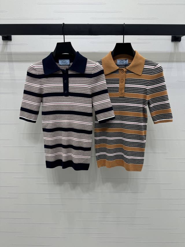 New Arrival, Original, High-Quality, Prad* 2025 Early Fall Collection! Striped L