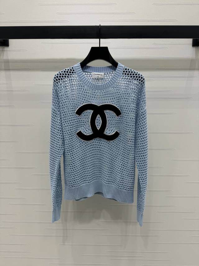 New, original, high-quality Chane* 2025 Early Fall collection! Hollow knit long