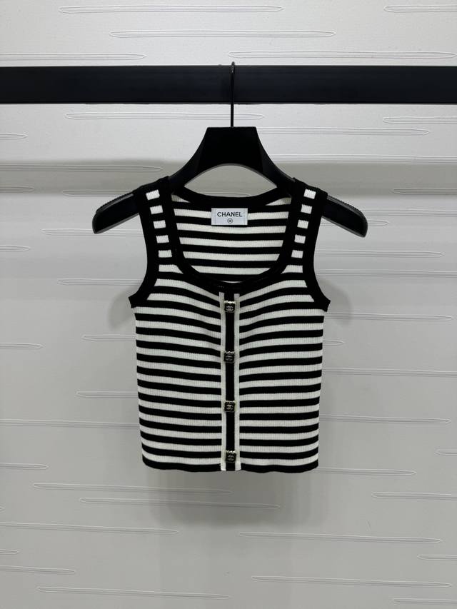 New Arrival, Original, High-Quality Chane* 2025 Early Fall Collection! Striped K