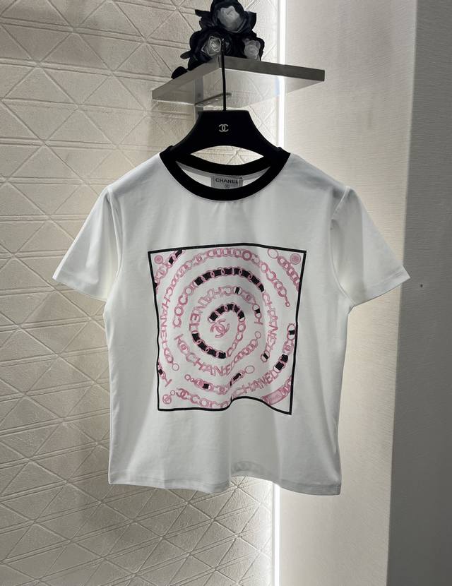 Chane*2025 New Arrival. Customized letter print and logo. Yb mercerized cotton m