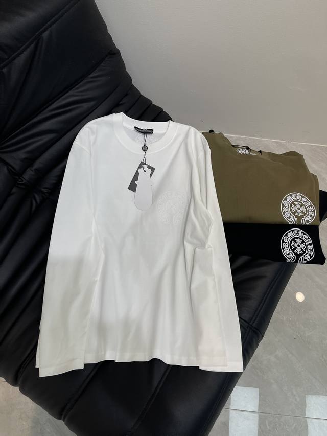 Chrome Heart 25 Early Fall new arrival, a long-sleeved bottoming shirt with a na
