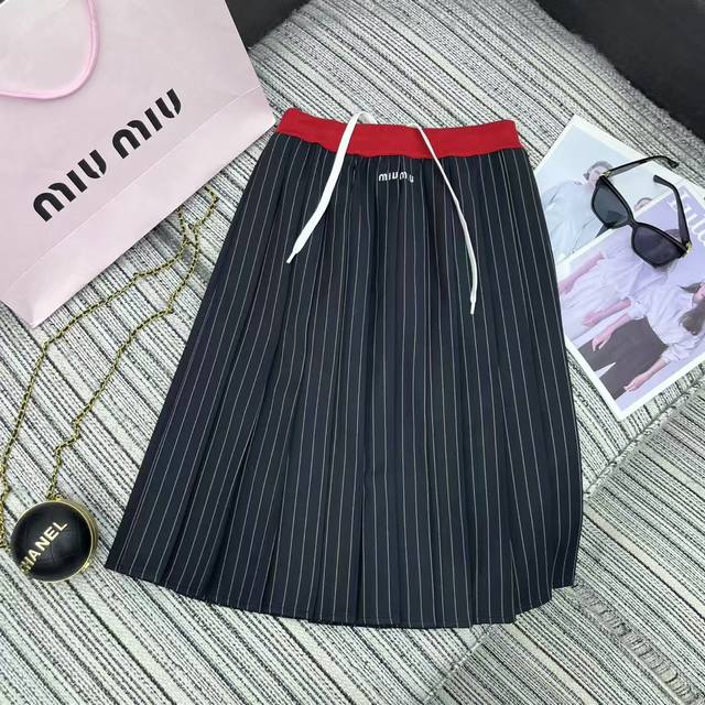 Highly recommended 25th year early autumn series Miu * new contrast striped plea