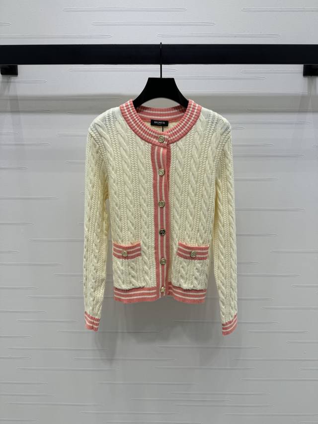 New, original, high-quality Balmai* 2025 Early Fall Collection! Cable-knit crewn