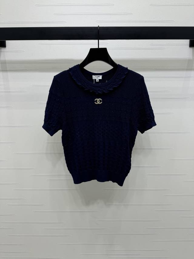 New Arrival, Original, High-Quality Chane* 2025 Early Fall Collection! Lace-Neck