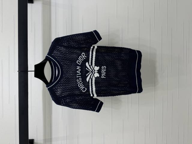 New, original, high-end Dio* 2025 Early Fall collection! Knitted short-sleeve to