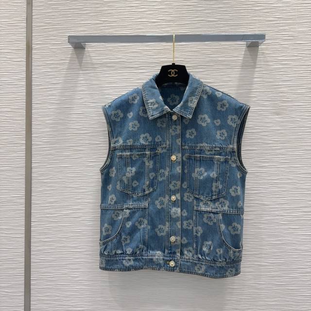 Chane*2025Ss new high-top version ~ Super fashionable new denim jeans with perso