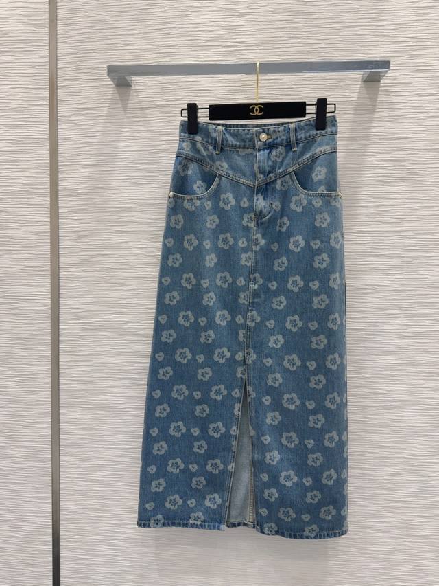 Chane*2025Ss new high-top version ~ Super fashionable new denim jeans with perso
