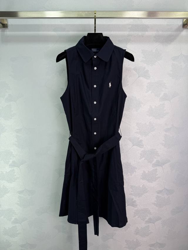 Raff* 2025 Early Fall new dress features pony embroidery on the chest. Made of c