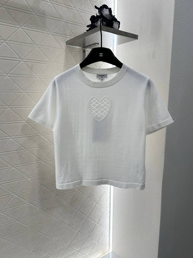 Chane* 2025 new arrival. Round neck, heart-shaped short sleeves, custom-made wit