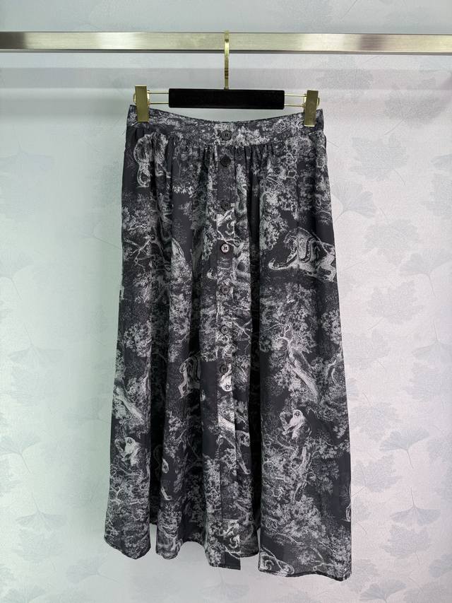 Dio*2025 New Arrival Direct-Inkjet Printed Skirt. Made of 100% YB twill cotton,