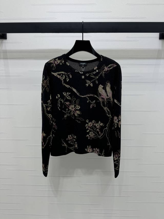 New, original, high-quality Chane* 2025 Early Fall collection! Rhinestone floral