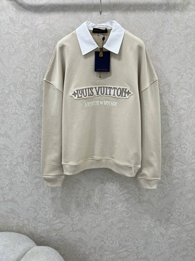 Louis Vuitt*N25 New Donkey Retro Traveler Half Sweatshirt! Unisex, loose-fitting