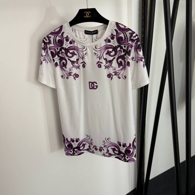 Style No. 20254313 Dg* New retro pattern printed short-sleeved casual T-shirt, w