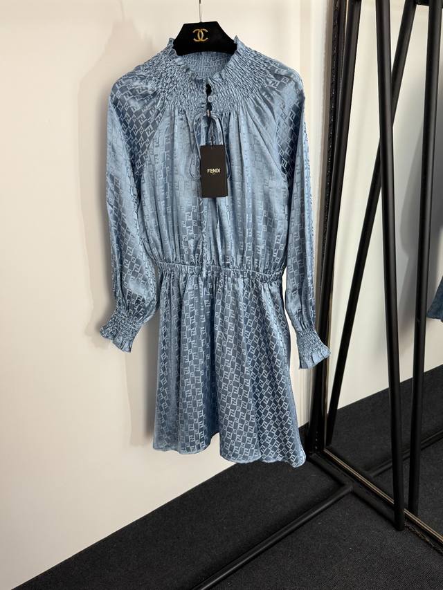 Style No. 20254305 Fend* new monogram F letter jacquard elastic waist stand coll