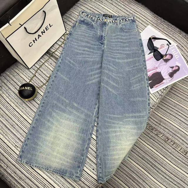 highly recommends Chane*'s new lace-waisted jeans from the Spring/Summer 2005 co