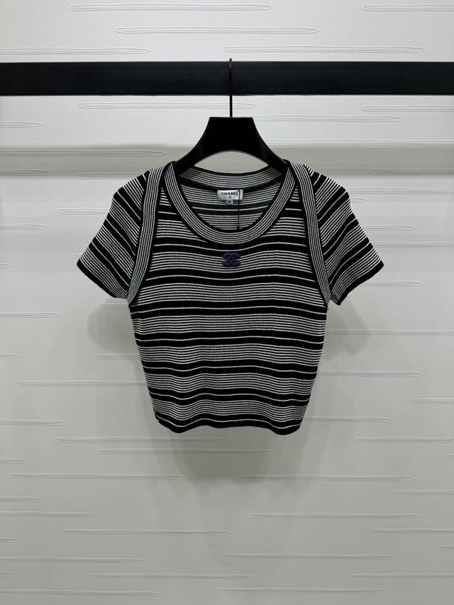 New, original, high-quality Chane* 2025 Early Fall collection! Contrast striped