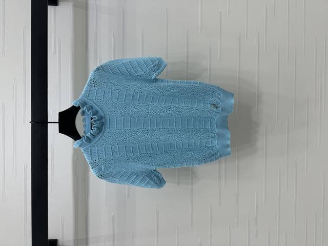 New, original, high-quality Chane* 2025 Early Fall collection! Knit short-sleeve