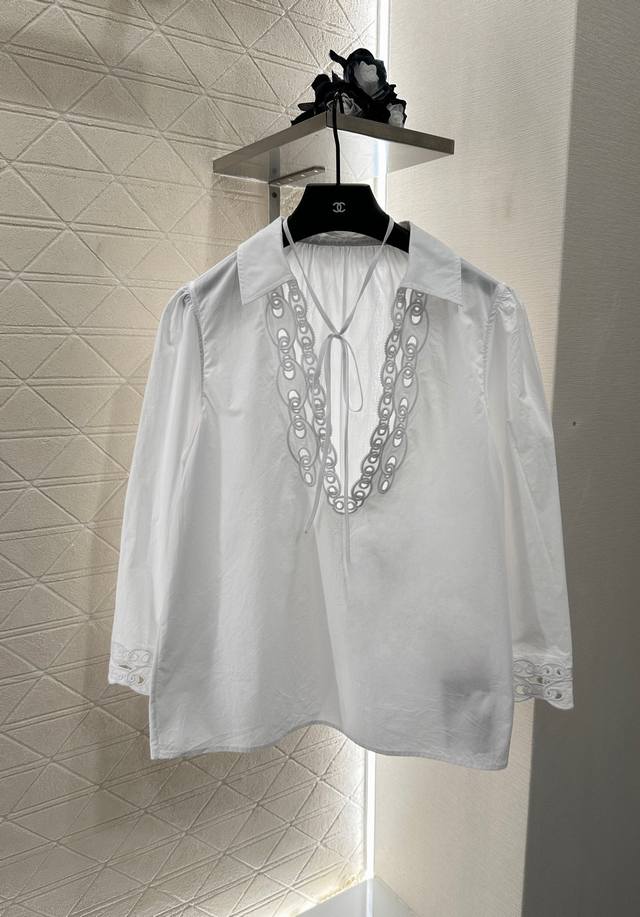 Gucc*2025 New Arrival: Embroidered silhouette shirt and shorts set, custom YB tw