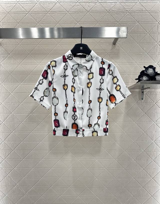 Louis Vuitto*2025 New Arrivals Printed Shirt and Long Skirt Set Custom YB Import