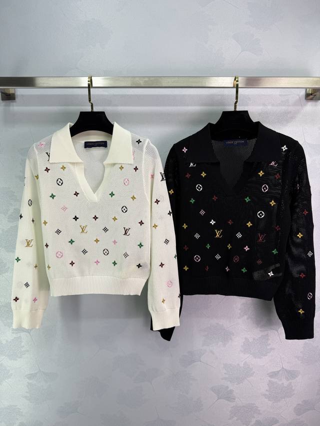 Louis Vui*Ton's latest Early Fall 2025 collection! This knitted long-sleeved num