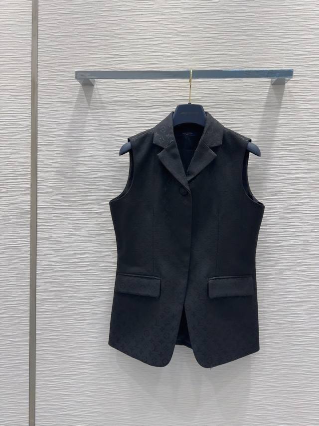 Louis Vuitto* 2025Ss new style simple and elegant vest suit jacket. Very high-en