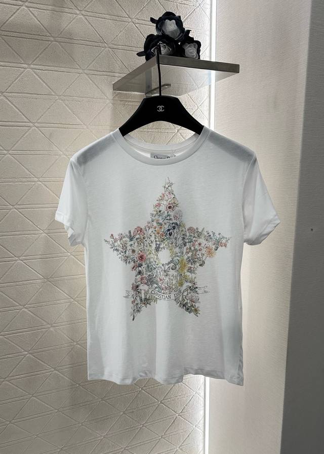 Dio*2025 New Arrivals: Round-neck, custom-printed Yb linen cotton fabric, soft a