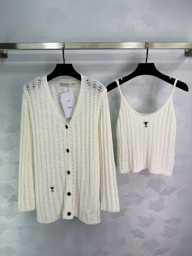 Dio* 2025 Early Fall Collection! Two-Piece Suspender Knit Cardigan Set! Custom-w