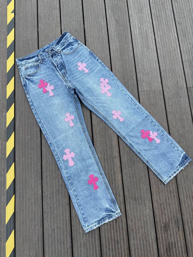 Top version, different from the market currency Comehearts blue cow pink leather