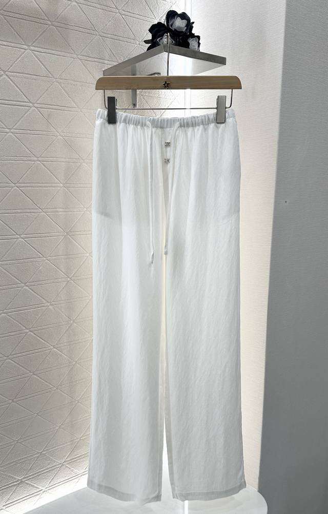 Celin*2025 new arrivals. Solid, versatile drawstring trousers. Custom-made YB im