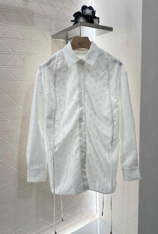 Louis Vuitto*2025 new arrivals: jacquard drawstring shirt and shorts set, custom