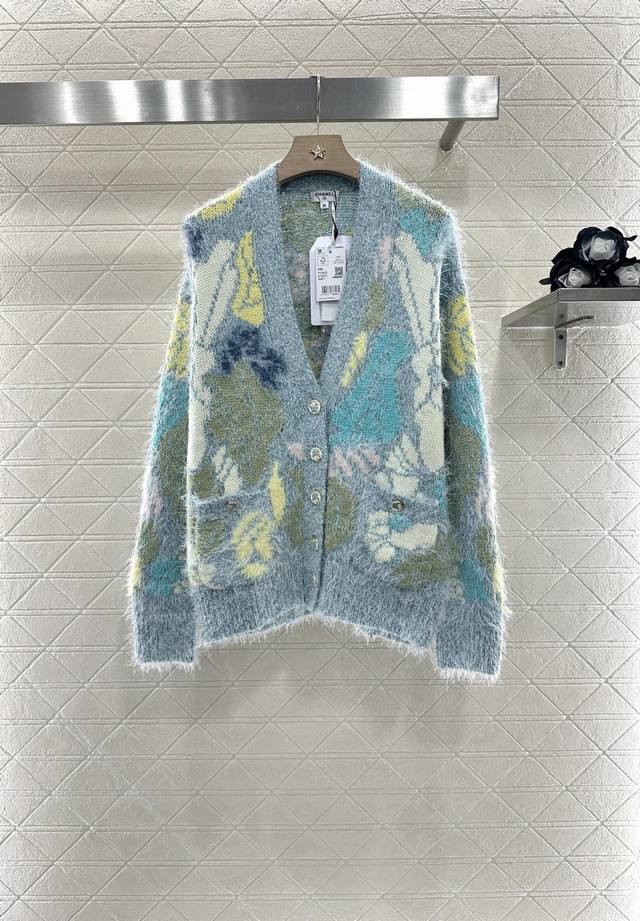 Chane*2025 new products are on the shelves. Customized heavy-duty mohair cardiga