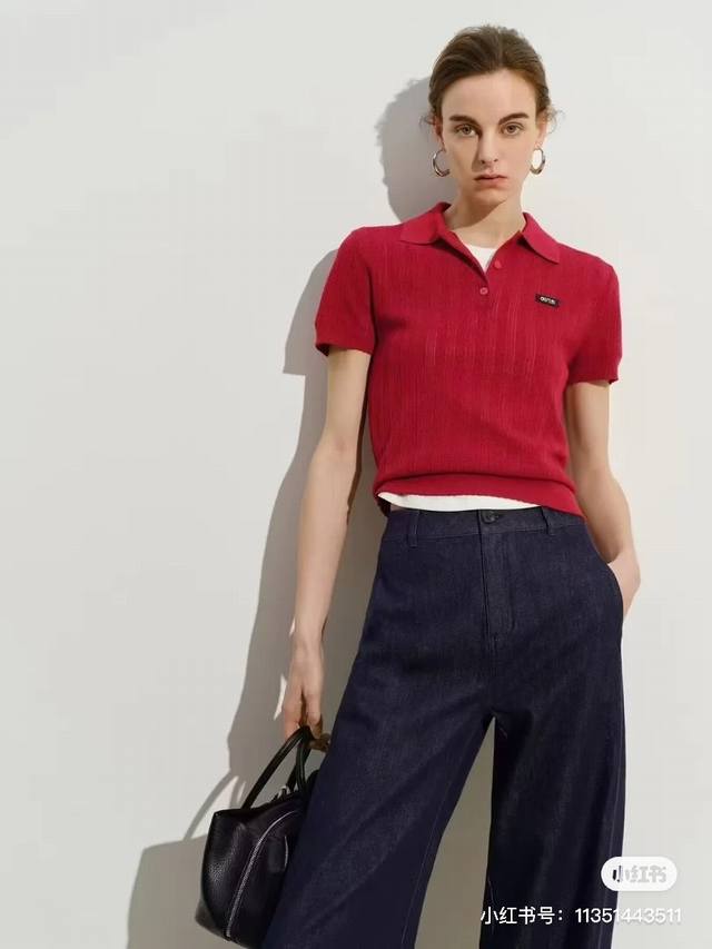 Style No. D25061684 Miumi*Miaojia new style small logo on the chest, buttoned pl