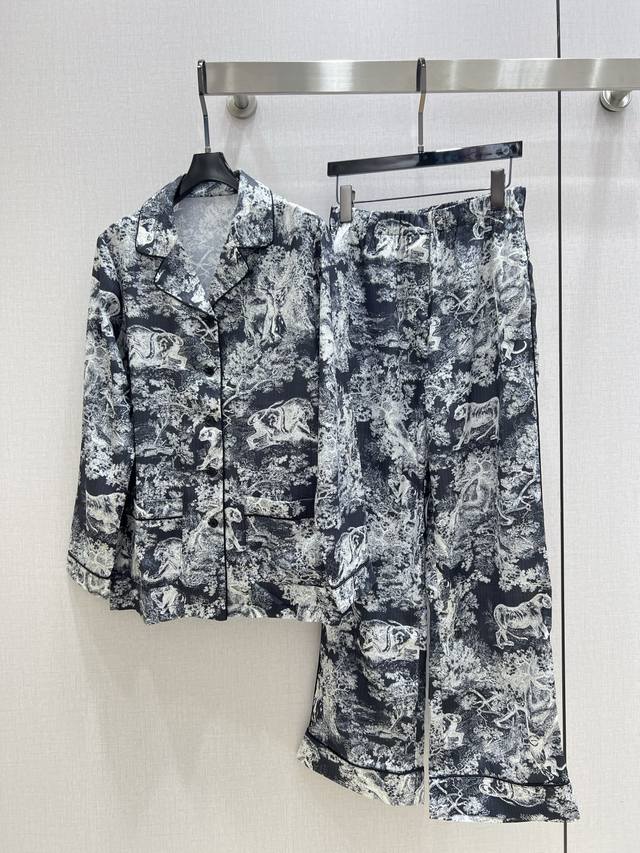 Highly recommend Dio*'s 2025 Spring/Summer new animal print trousers and pajama