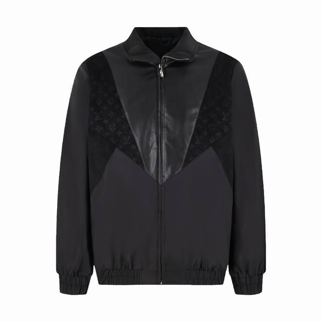 Exclusive supply of 1V 25Fw patchwork leather jacket, the original version was p