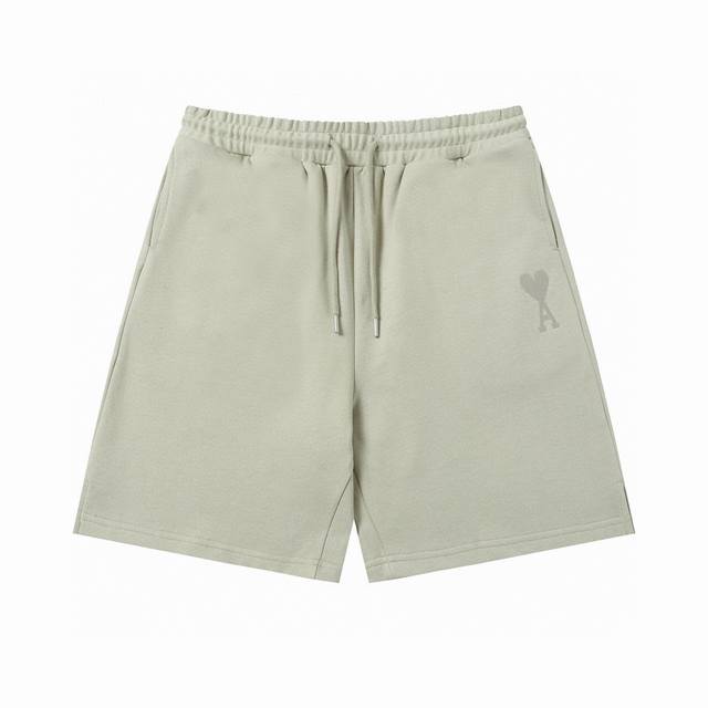 Ami's new spring/summer casual shorts! Front logo embroidery, custom drawstring
