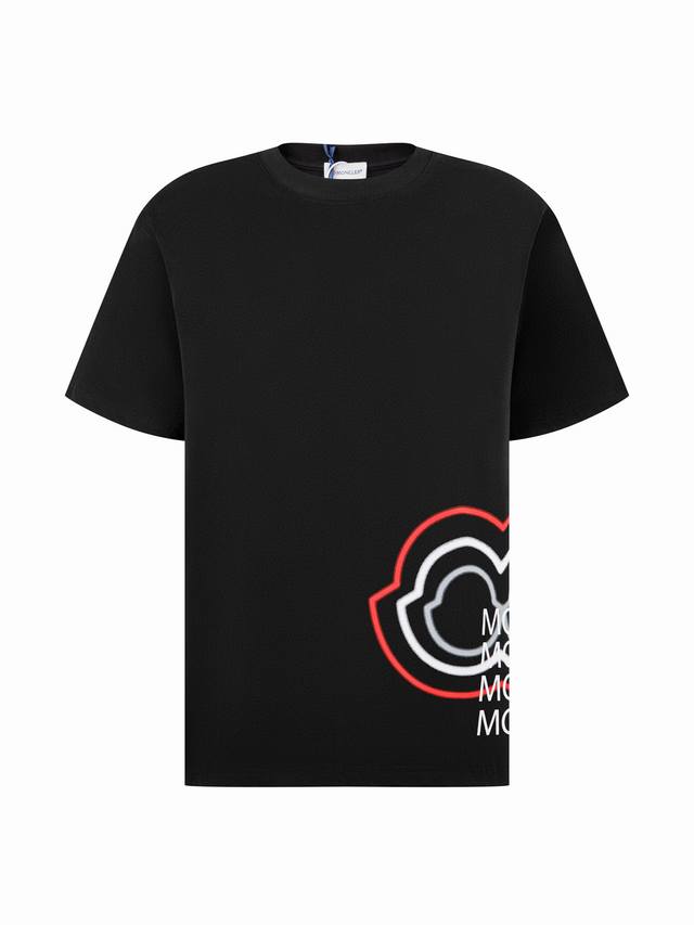 Zp version - Moncler classic logo letter print short-sleeved T-shirt for men and