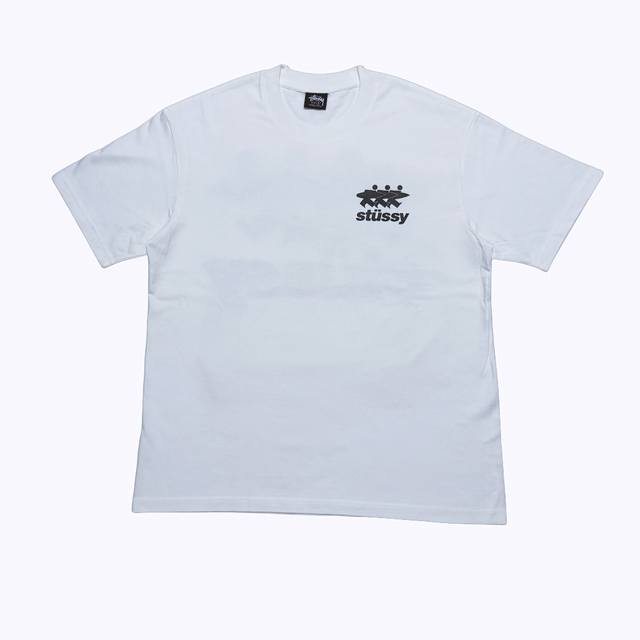 S230 Study A crew neck short-sleeved T-shirt with a large back print. Unisex sty
