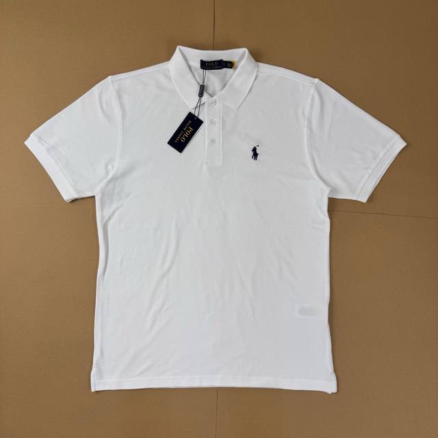 L P90 Polo Ralph Lauren Solid Stretch Short-Sleeve Men's Polo Shirt. The polo sh