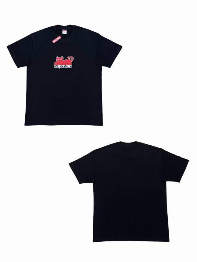 Su121 Supreme X Toy Machine collaboration Ss24 short-sleeved T-shirt with L ches