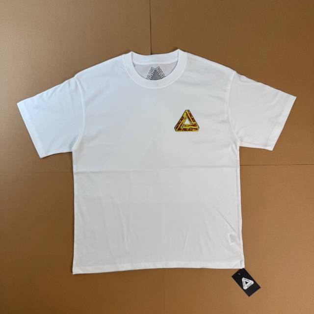 Palace Ss24 Heat Sensi T-Shirt, heat-sensitive letter logo round neck short-slee