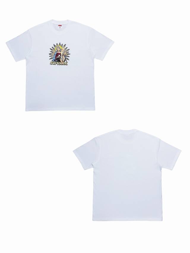 Su158 Supreme Fw24 Autumn T-shirt Series Week8 Blood Tee Chest printed pattern V