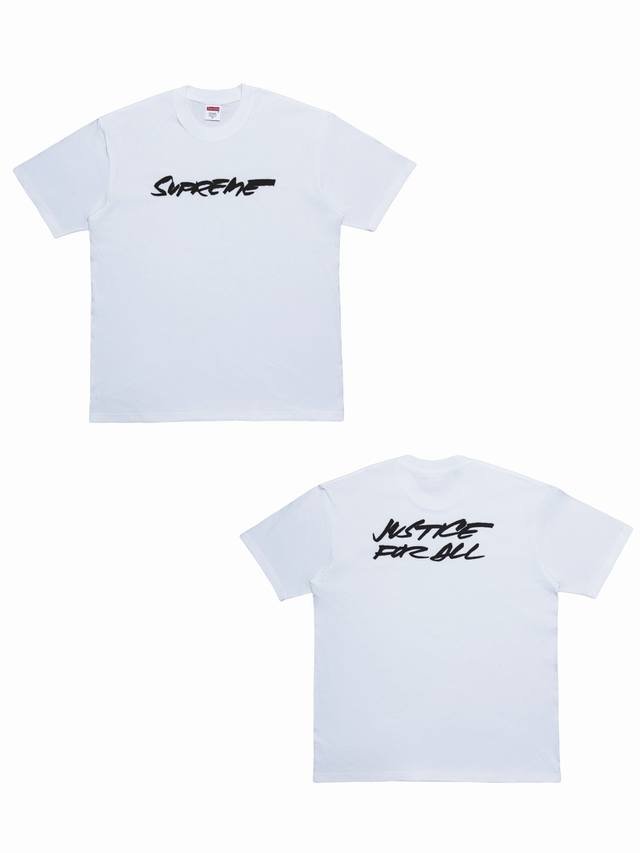 Su148 Supreme Logo English letters printed round neck short-sleeved T-shirt, uni