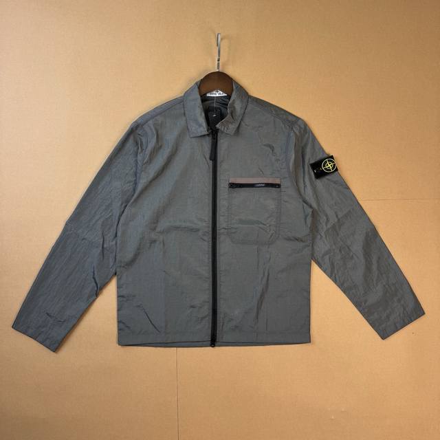 St991 Stone Island Ss24 Stone Island Nylon Meta series metal nylon long-sleeved