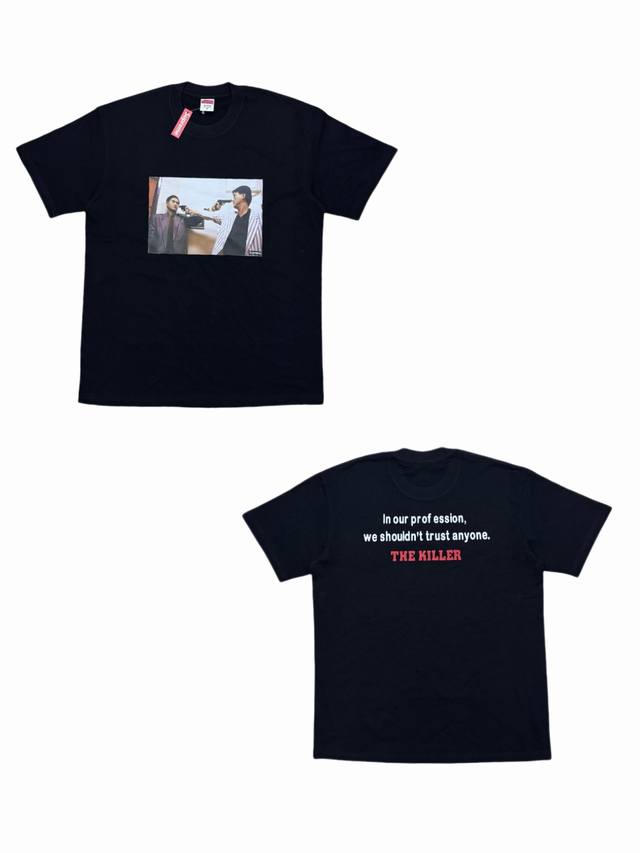 Su125 Supreme Fw18 The Killer Trust Tee Bloodshot Heroes Chow Yun-fat printed sh