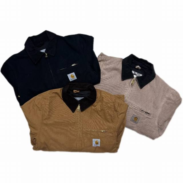 K801 Carhartt Wip Fw23 Vintage monogrammed corduroy lapel zipper heavyweight Det